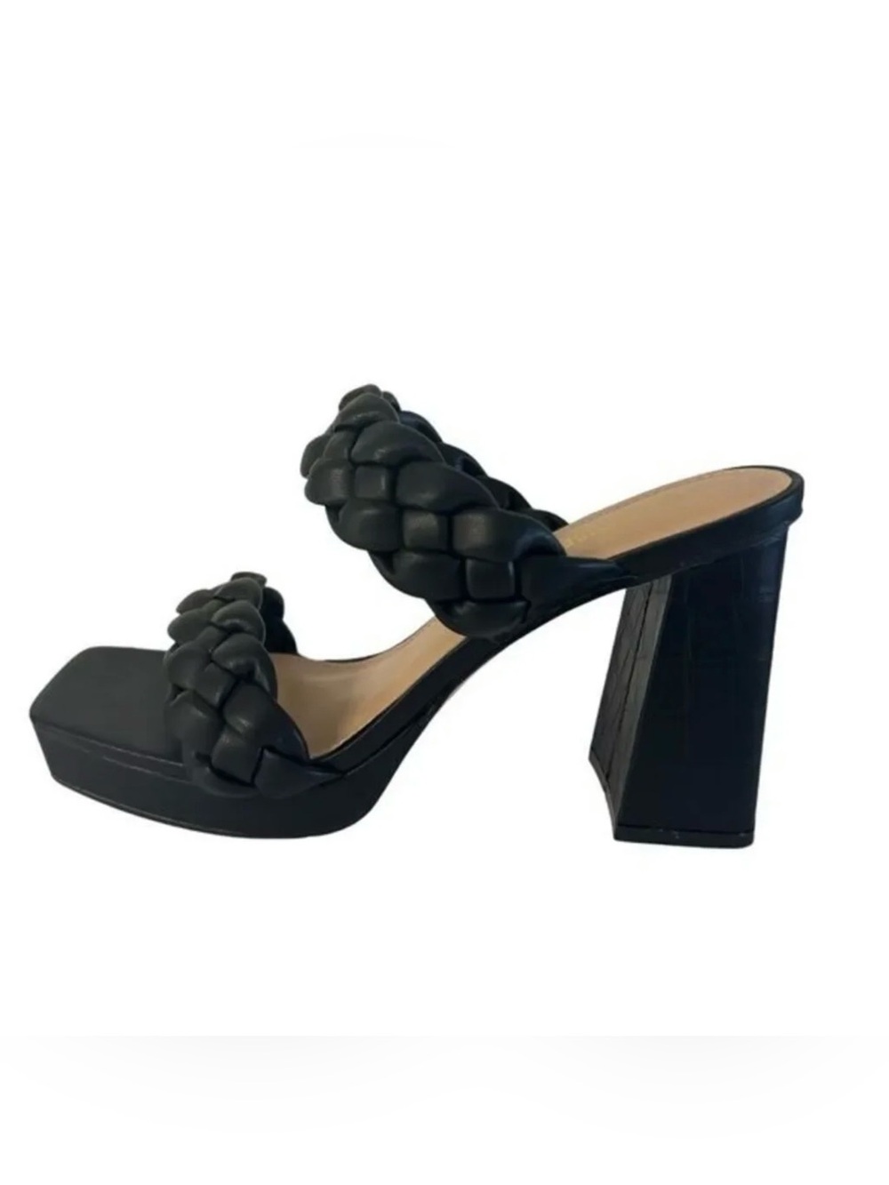 CUSHIONAIRE Women's Aurora Braided Platform Sandal +Memory Foam